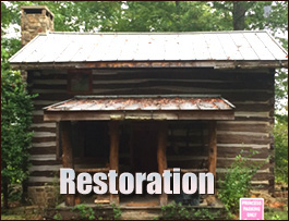 Historic Log Cabin Restoration  Randolph, Ohio